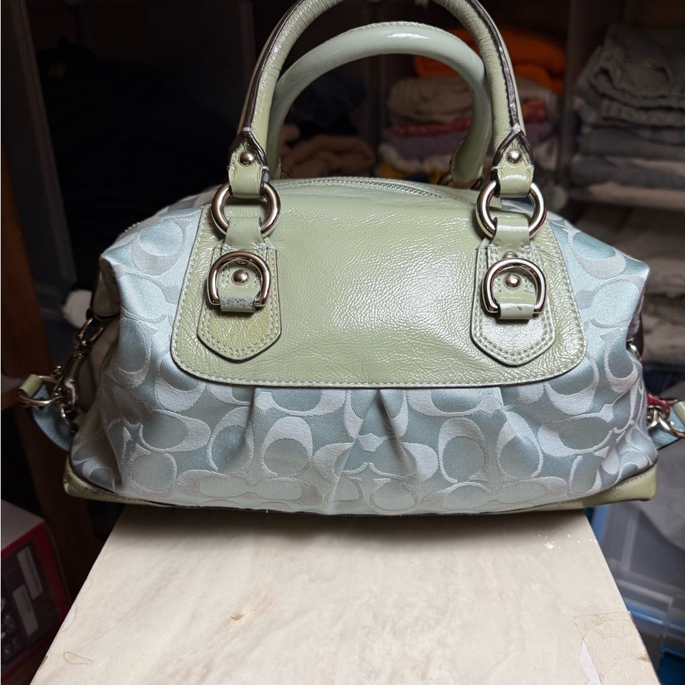 Coach Ashley Signature Satchel “Rare” Y2K bag - Picture 3 of 9